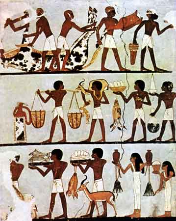 Affresco tombale egiziano